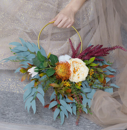 Aros Anéis de metal Metal cor Ouro – 10cm | 15cm | 20cm | 25cm | 30cm | 35cm | 40cm ø Caça Sonhos