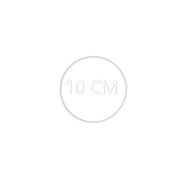 Aros Anéis de metal revestido a Branco / Dourado – 25 | 20 | 15 | 10 cm Caça Sonhos