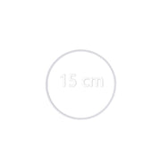 Aros Anéis de metal revestido a Branco / Dourado – 25 | 20 | 15 | 10 cm Caça Sonhos