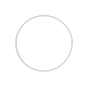 Aros Anéis de metal revestido a Branco – 45 | 40 | 30 | 15 | 10 cm Caça Sonhos