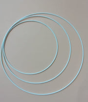 Aros Anéis de metal revestido a Branco – 45 | 40 | 30 | 15 | 10 cm Caça Sonhos