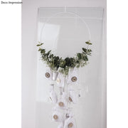 Aros Anéis de metal revestido a Branco – 45 | 40 | 30 | 15 | 10 cm Caça Sonhos