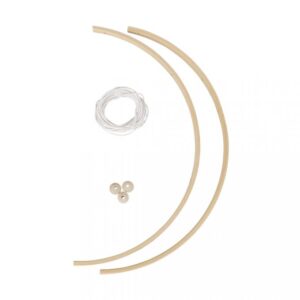 Móbil de madeira de bambu, 2 arcos de 25 cm RAYHER 63071000