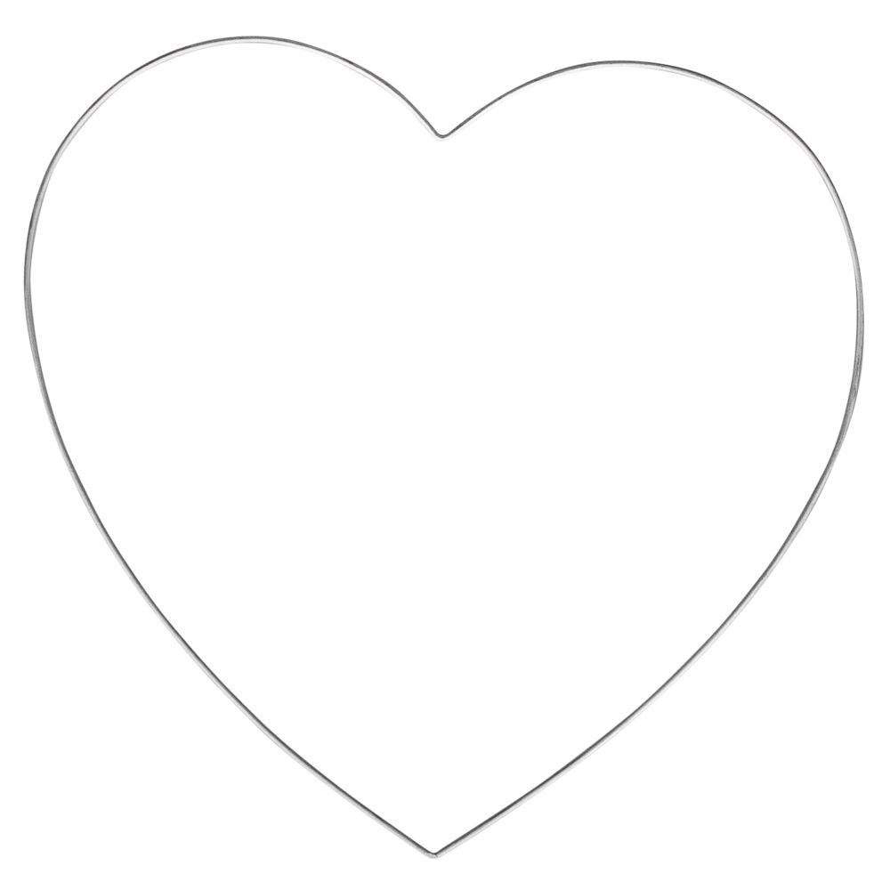 Coração de arame, 25cm ø 0,2 cm, Aros, Aneis  Rayher 24117000