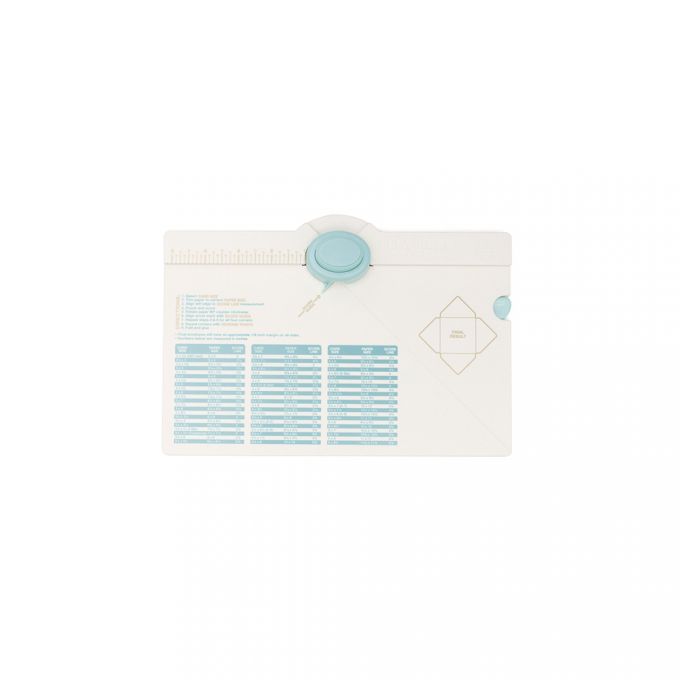 Placa p/ Cortar, Vincar e Criar Envelope cartão perfurado – Punch Board – We R Memory Keepers