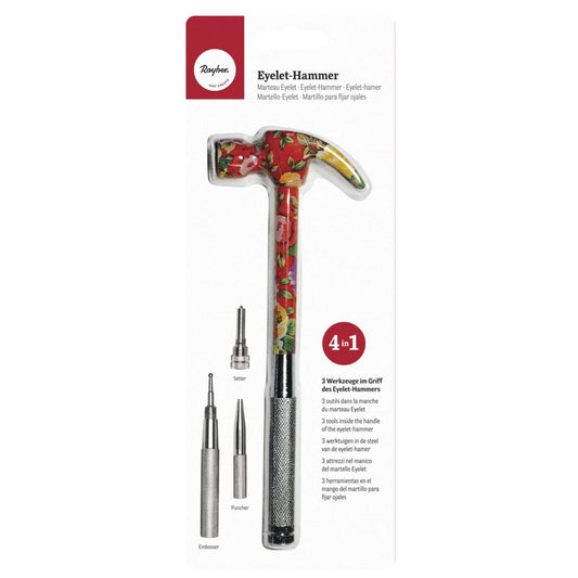 Martelo de ilhó, 4 em 1, Rayher