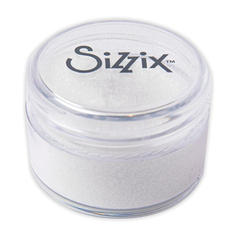 Sizzix 665456 Glitter Fino Biodegradável Sizzix - Branco