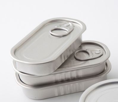 SET 4 latas de conserva vazias Sardinha