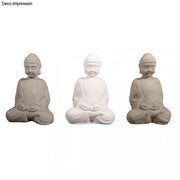 Rayher 34447000 .  Molde de forma completa de látex: Buda 6,5 x 12,5 cm