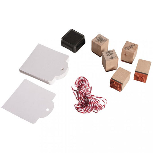 Mini conjunto de carimbos de madeira - ervas aromáticas Rayher 68064000