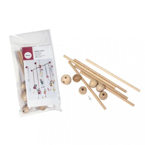 Móbil de madeira Estrela móvel, 33 cm RAYHER 6115500