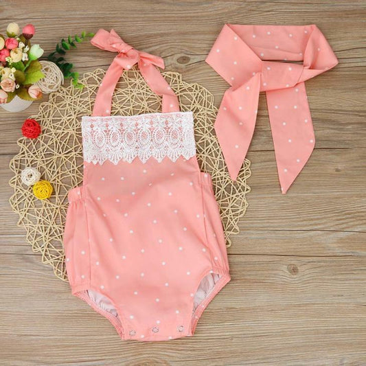 RN040 – 0 a 3 m bebê recém-nascido meninas sem costas macacão Floral bodysuit roupas de verão