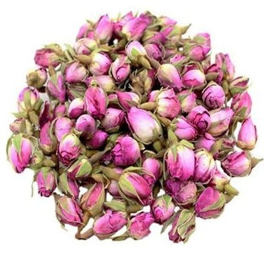 Flores secas - Botões de rosa Natural Púrpura