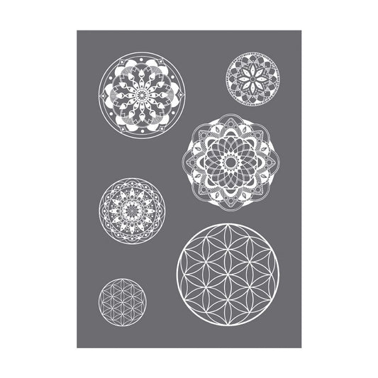 Mandala de stencil de serigrafia - Rayher 45092000