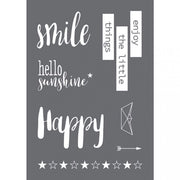 stencil de serigrafia Sorriso A4 - Rayher 45097000
