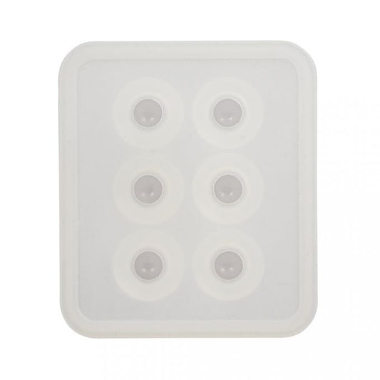 Rayher - Grânulos de molde de fundição de silicone 6 moldes: 16 mm ø
