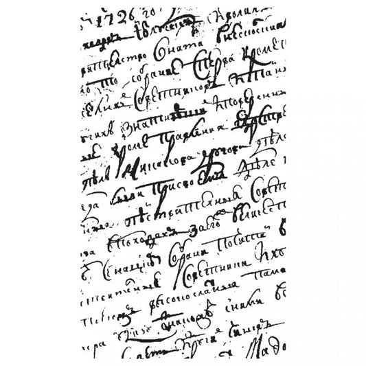 Rayher 2870900 Carimbos Silicone Manuscrito