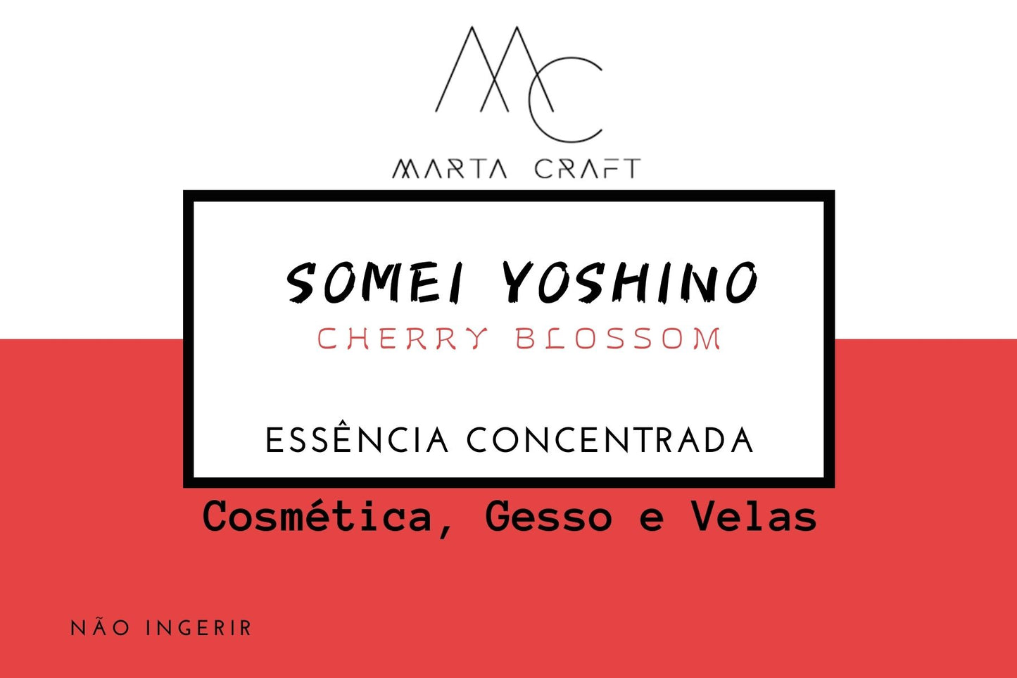 Essência aromática concentrada  para Velas e Sabonetes e Gesso -  SOMEI YOSHINO (Cherry Blossom)