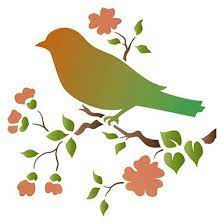 ST-X-172 – Stencil Litoarte – Passarinho