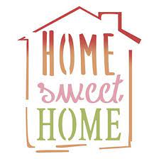 ST-X-339 – Stencil Litoarte – Home Sweet Home